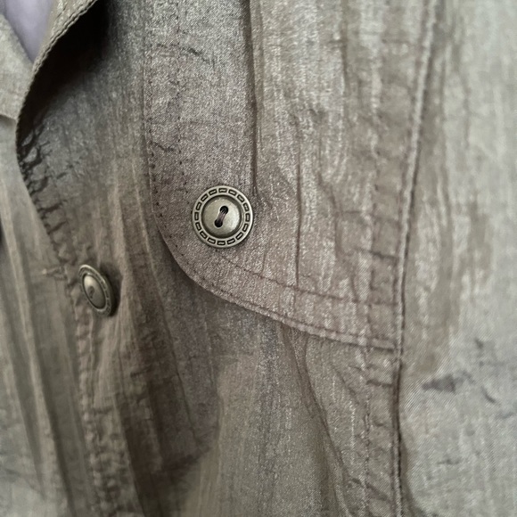 Vintage Lim’s Lady’s Casual Wear Lightweight Gray/Charcoal Buttoned Jacket M/L - Picture 6 of 9